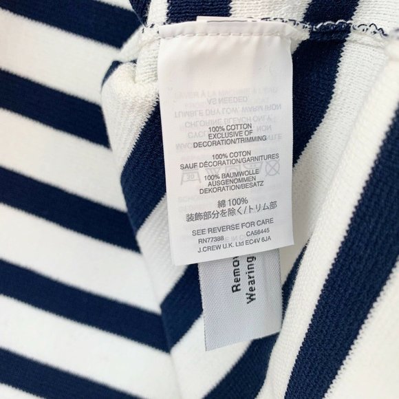 J Crew Striped Sweater Size Small Cabana Patches - Picture 9 of 11